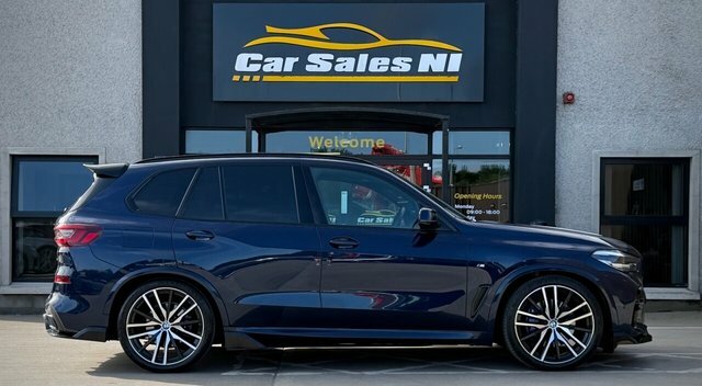 BMW X5 3.0 30D Mht M Sport Suv Hybrid Xdr EO22XBF Blue #3