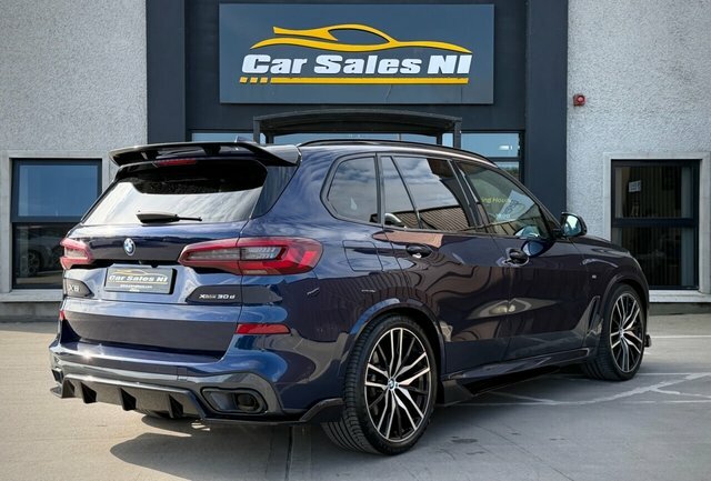 BMW X5 3.0 30D Mht M Sport Suv Hybrid Xdr EO22XBF Blue #5