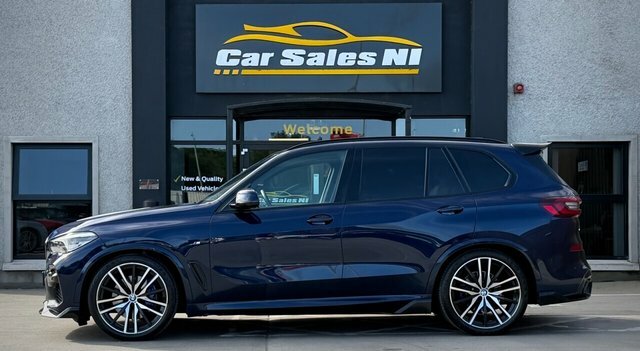 BMW X5 3.0 30D Mht M Sport Suv Hybrid Xdr EO22XBF Blue #4