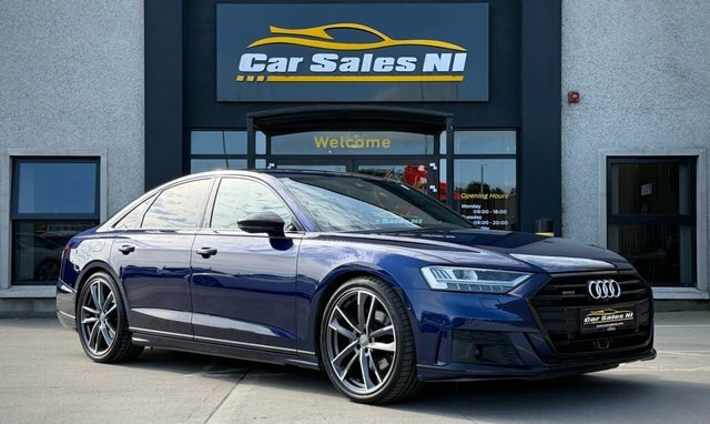 Audi A8 3.0 Tdi V6 50 Black Edition Saloon Tipt Blue