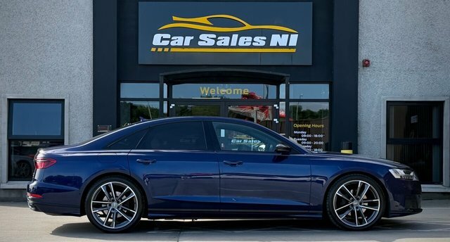 Audi A8 3.0 Tdi V6 50 Black Edition Saloon Tipt WD21XOH Blue #3