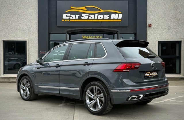 Volkswagen Tiguan 2.0 Tdi R-line Edition Suv Dsg Euro 6 DF72YLH Grey #4