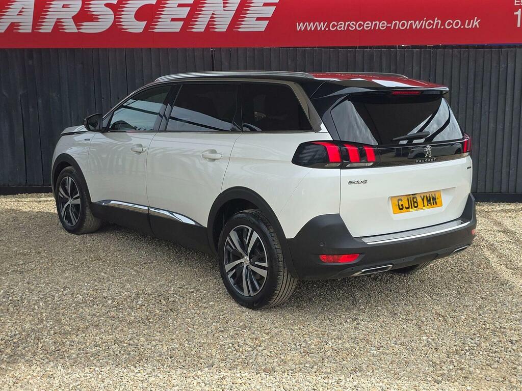 Peugeot 5008 Suv 2.0 Bluehdi Gt Line Euro 6 Ss 201818 GJ18YMW White #5
