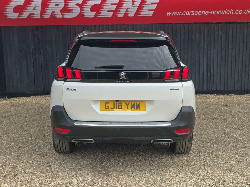 Peugeot 5008 Suv 2.0 Bluehdi Gt Line Euro 6 Ss 201818 GJ18YMW White #4