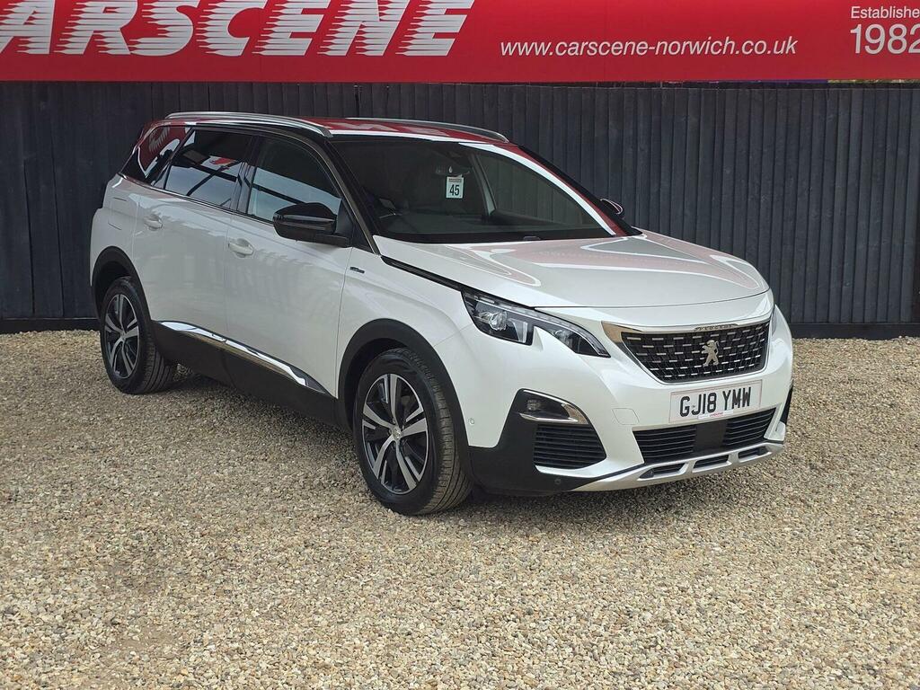 Peugeot 5008 Suv 2.0 Bluehdi Gt Line Euro 6 Ss 201818 GJ18YMW White