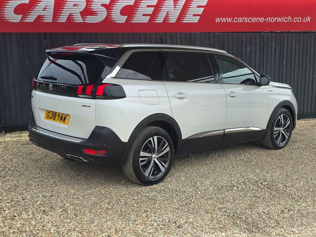 Peugeot 5008 Suv 2.0 Bluehdi Gt Line Euro 6 Ss 201818 GJ18YMW White #3