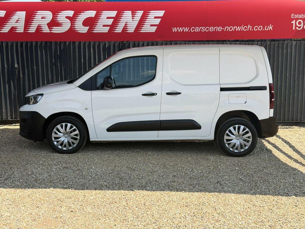 Peugeot Partner Panel Van 1.5 Bluehdi 1000 Professional Standard P White #3