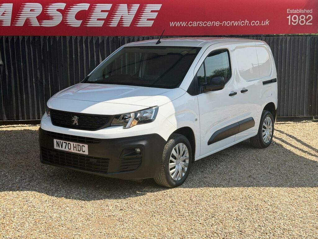 Peugeot Partner Panel Van 1.5 Bluehdi 1000 Professional Standard P White #2