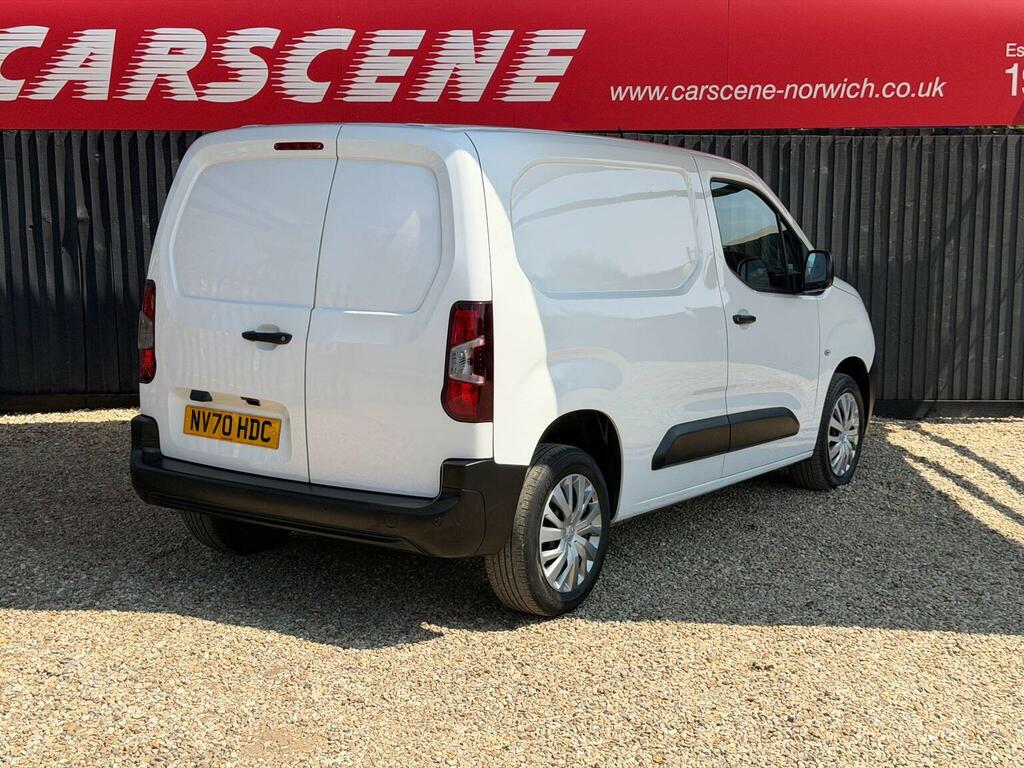 Peugeot Partner Panel Van 1.5 Bluehdi 1000 Professional Standard P White #6