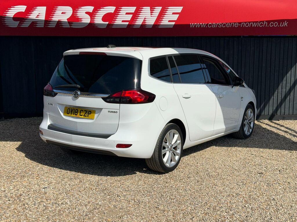 Vauxhall Zafira Tourer Mpv 1.4I Turbo Elite Nav Euro 6 201818 OY18CZP White #5