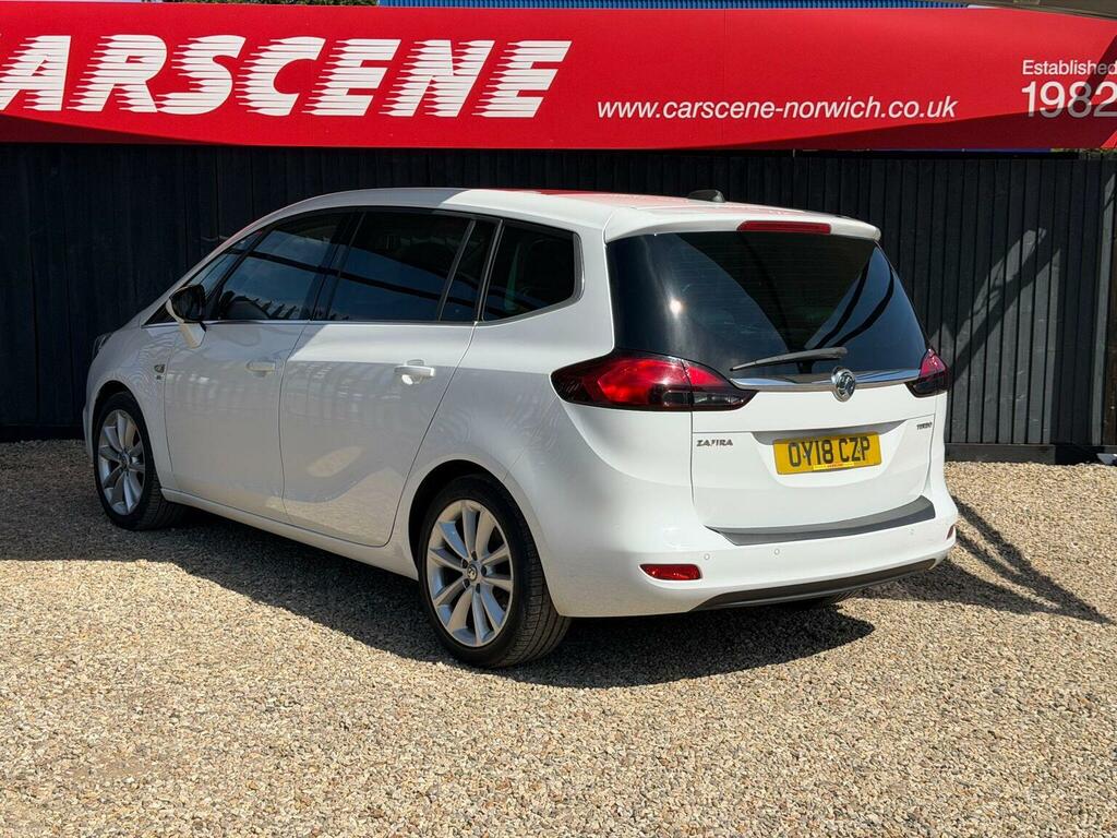 Vauxhall Zafira Tourer Mpv 1.4I Turbo Elite Nav Euro 6 201818 OY18CZP White #4