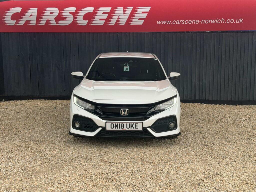 Honda Civic Hatchback 1.5 Vtec Turbo Gpf Sport Euro 6 Ss White