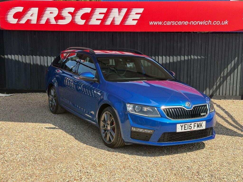 Skoda Octavia Estate 2.0 Tdi Vrs Euro 5 Ss 201515 Blue #2
