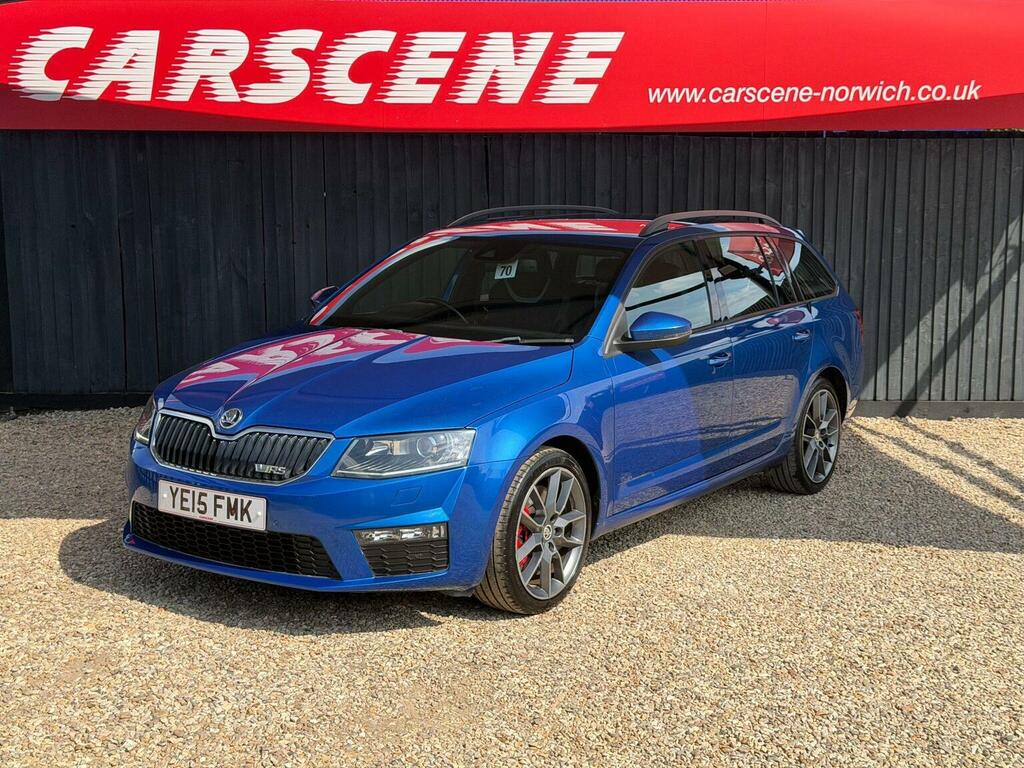 Skoda Octavia Estate 2.0 Tdi Vrs Euro 5 Ss 201515 Blue #4