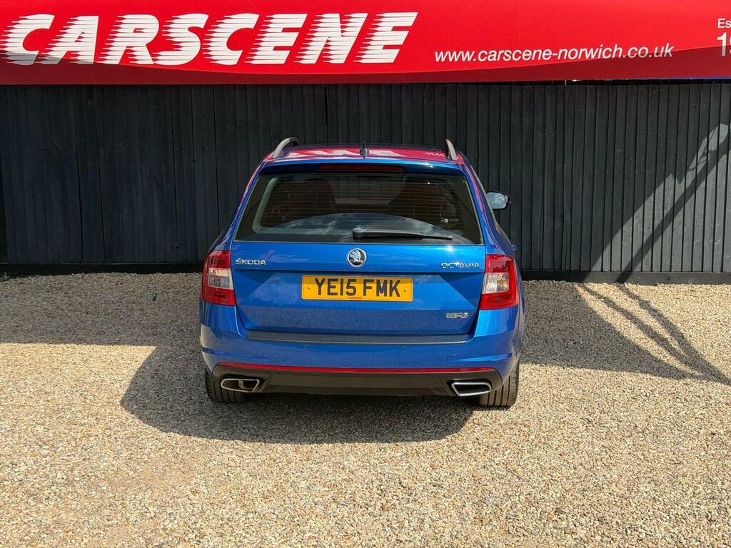 Skoda Octavia Estate 2.0 Tdi Vrs Euro 5 Ss 201515 YE15FMK Blue #6