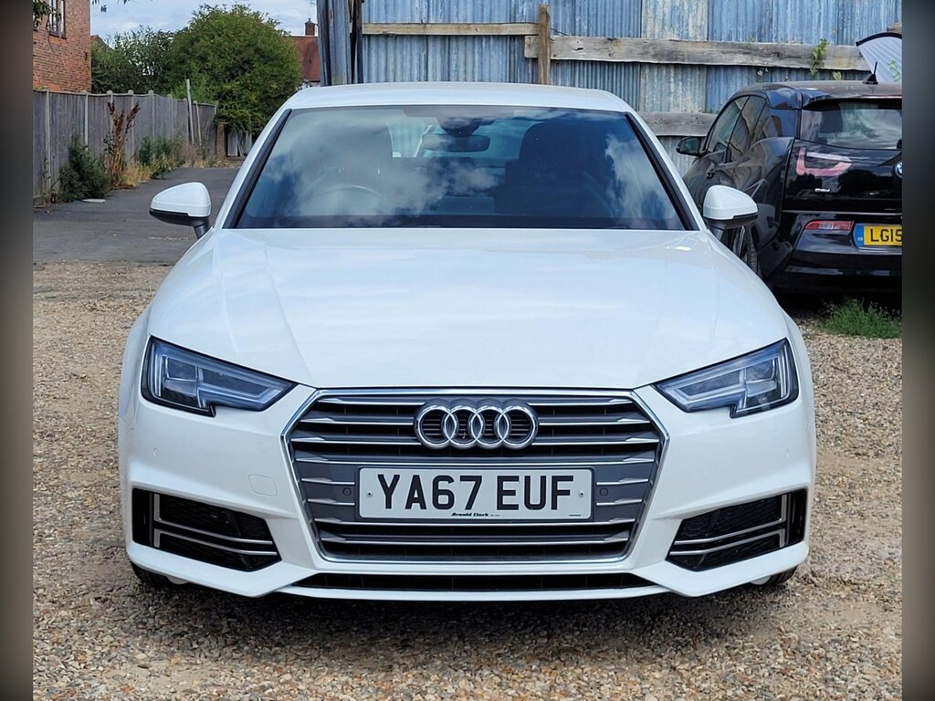 Audi A4 1.4 Tfsi S Line Euro 6 Ss YA67EUF White #3