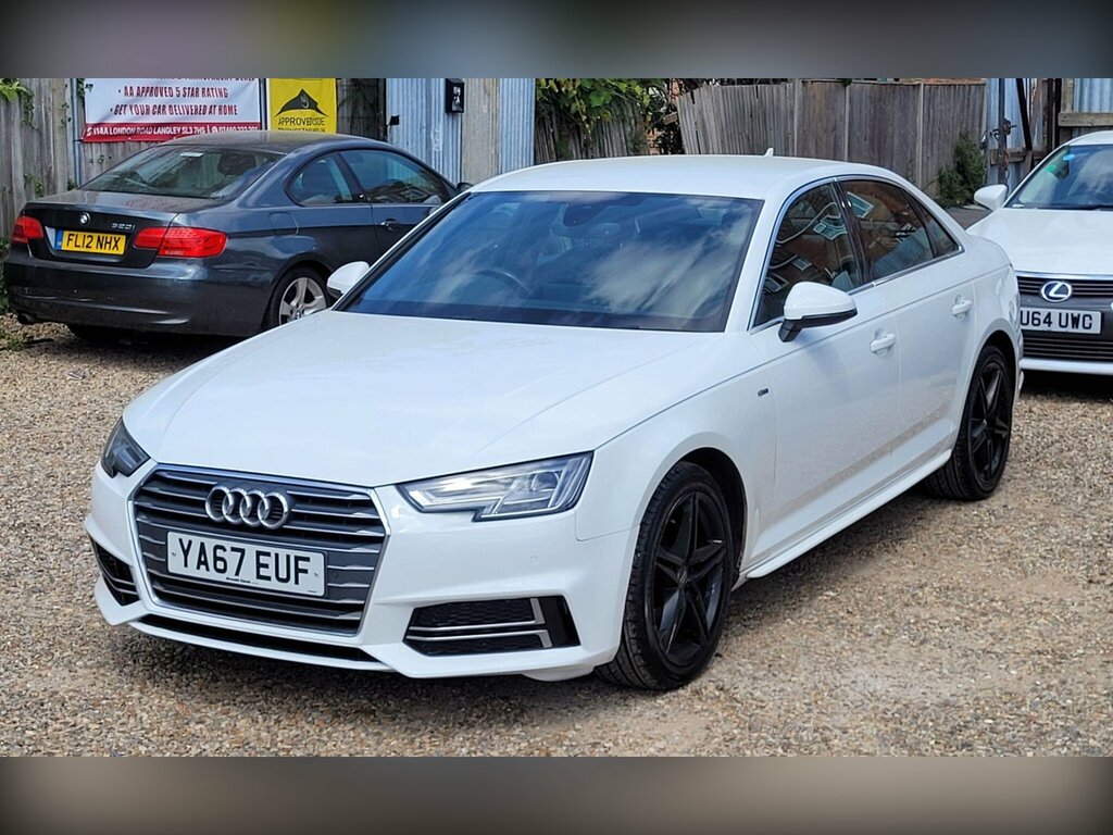 Audi A4 1.4 Tfsi S Line Euro 6 Ss YA67EUF White #5
