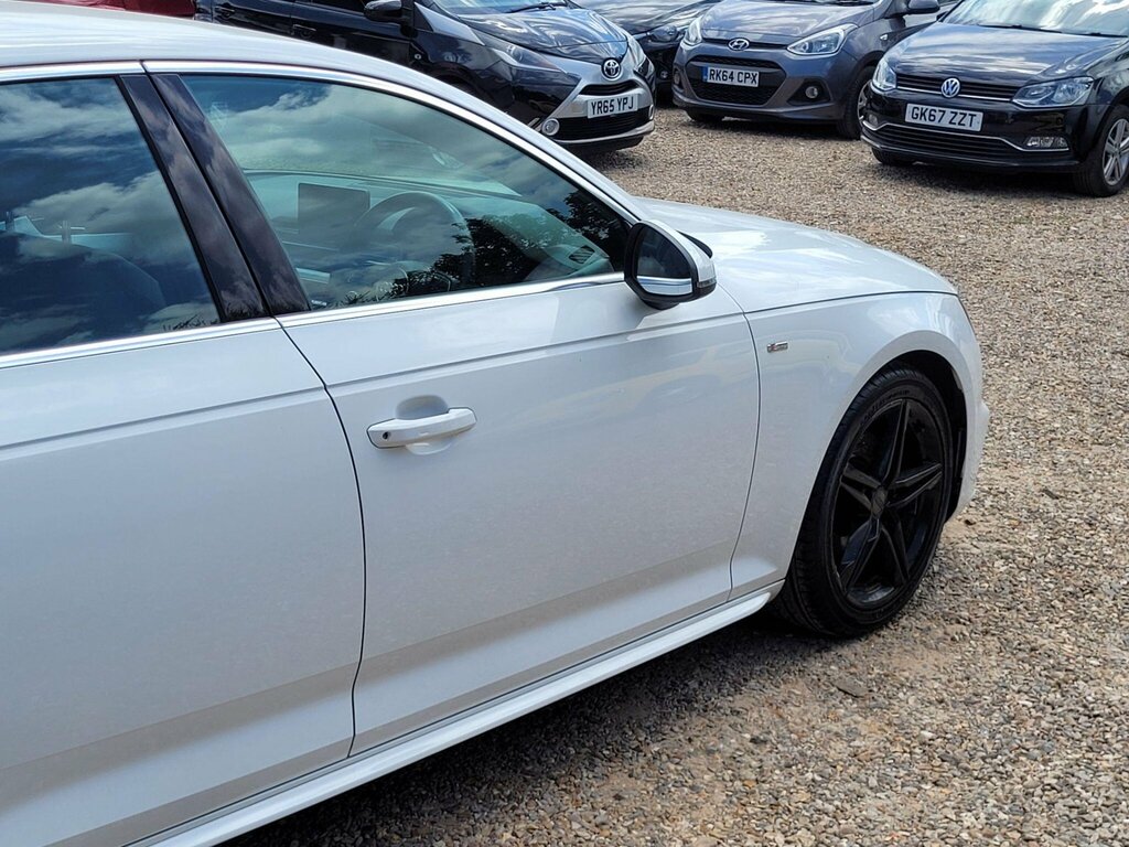 Audi A4 1.4 Tfsi S Line Euro 6 Ss YA67EUF White #6