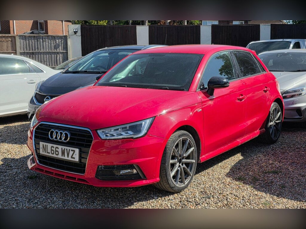 Audi A1 1.4 Tfsi S Line Sportback S Tronic Euro 6 Ss Red