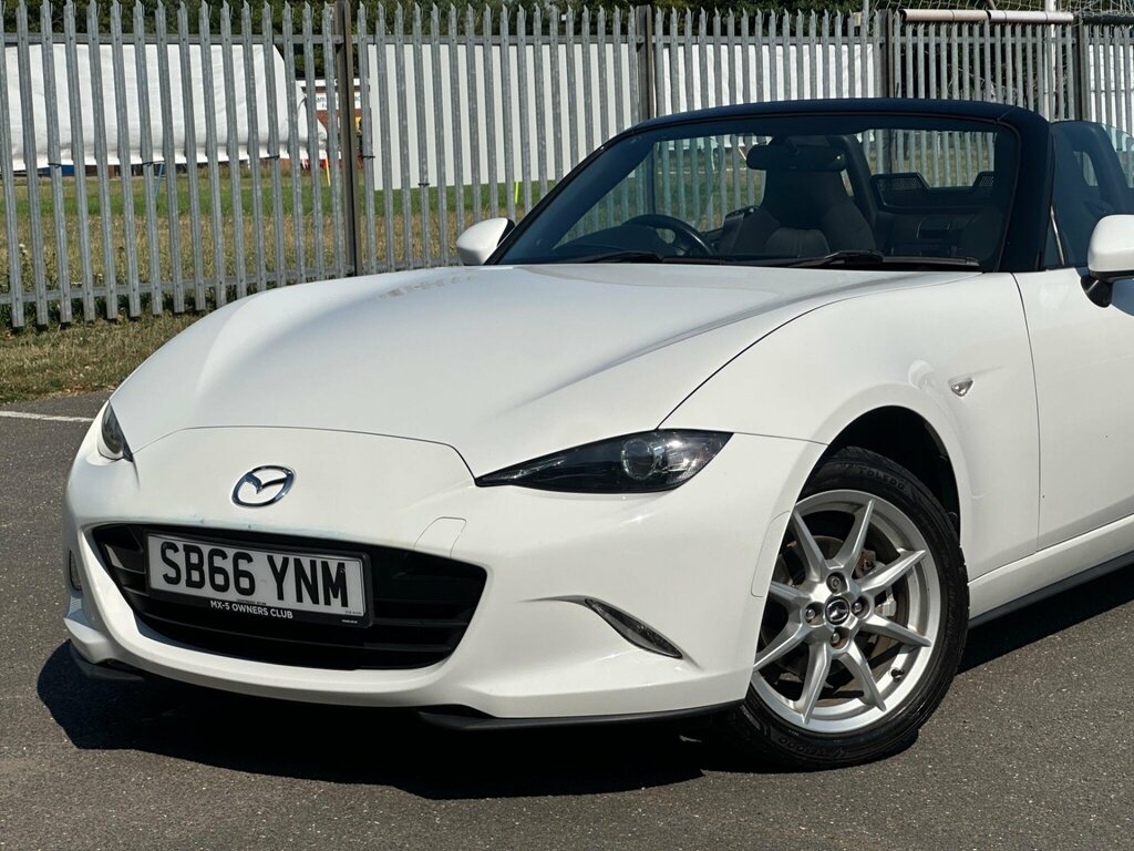 Mazda MX-5 1.5 Skyactiv-g Se Euro 6 SB66YNM White #5