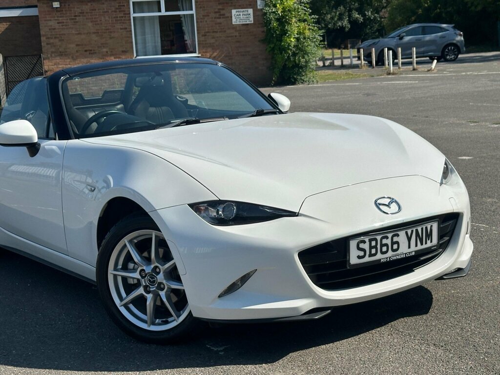 Mazda MX-5 1.5 Skyactiv-g Se Euro 6 SB66YNM White #2