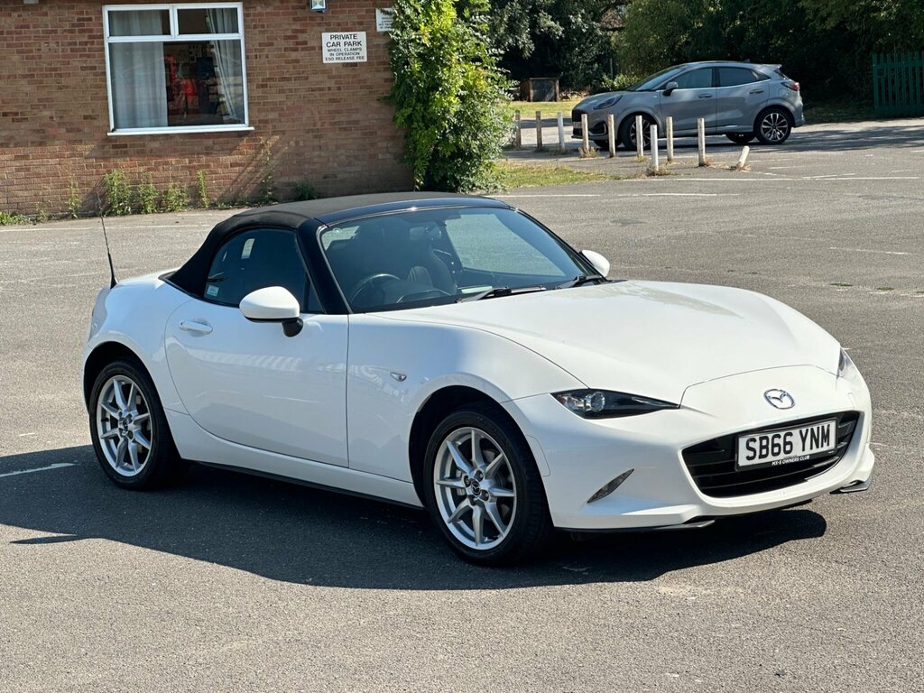 Mazda MX-5 1.5 Skyactiv-g Se Euro 6 SB66YNM White #3