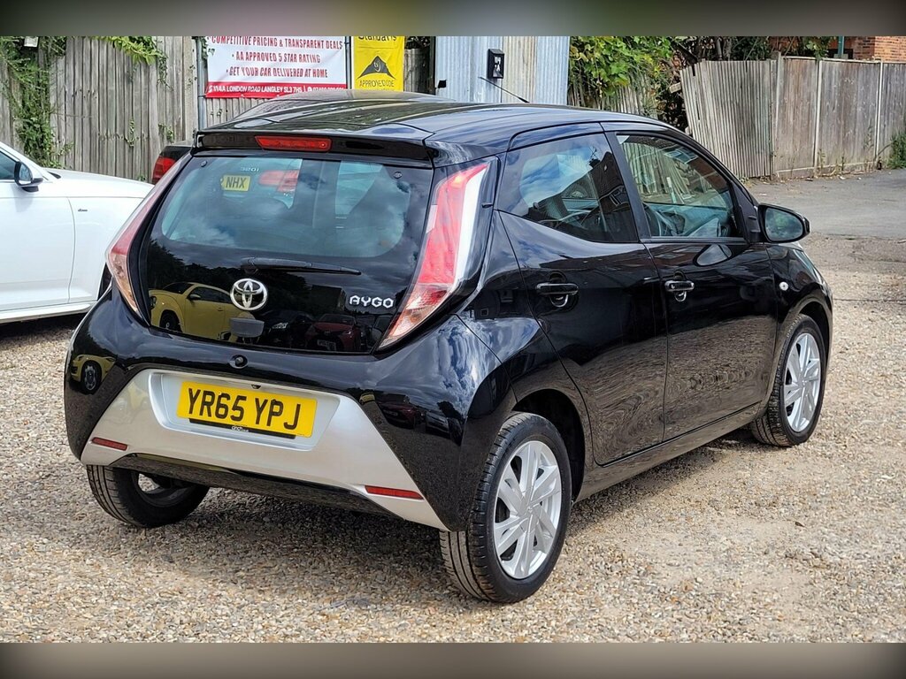 Toyota Aygo 1.0 Vvt-i X-pression Euro 6 YR65YPJ Black #6