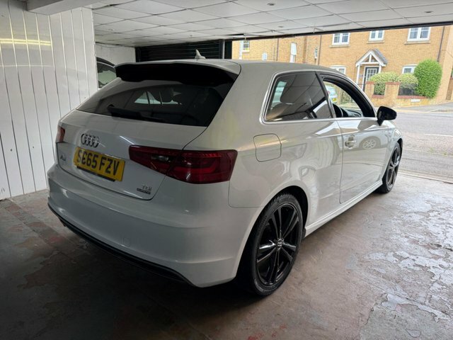 Audi A3 2.0 Tdi S Line Quattro Euro 6 S S White #6