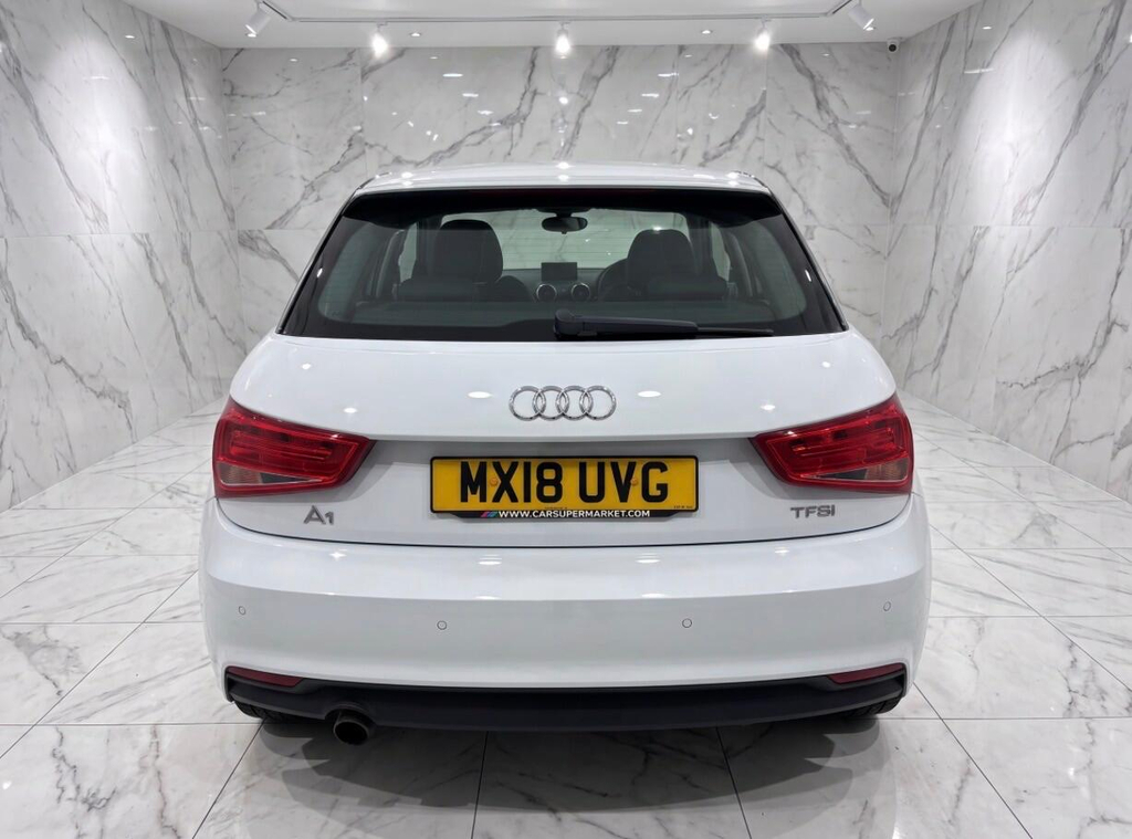Audi A1 1.0 Tfsi Sport Euro 6 Ss MX18UVG White #6