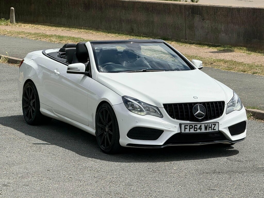 Mercedes-Benz E Class 3.0 E350d V6 Bluetec Amg Line Cabriolet G-tronic White