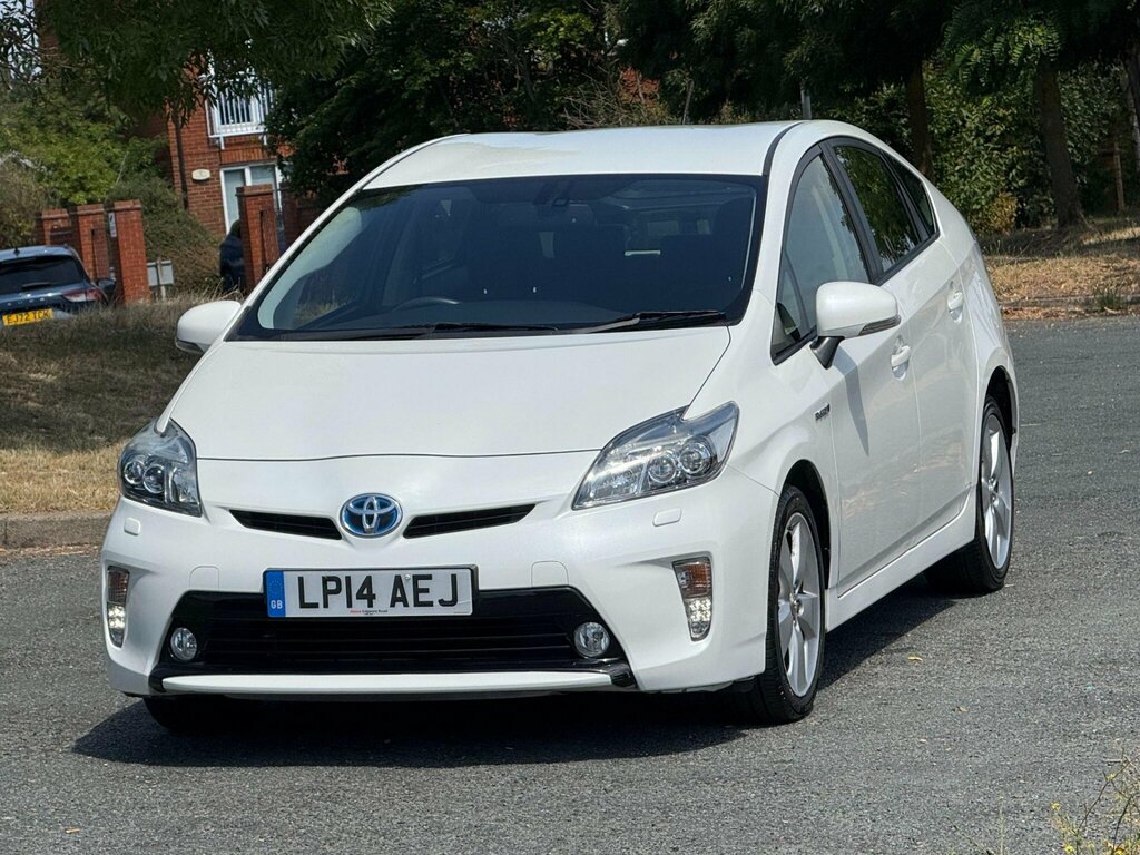 Toyota Prius 1.8 Vvt-h T Spirit Hatchback Hybrid Cvt White #3
