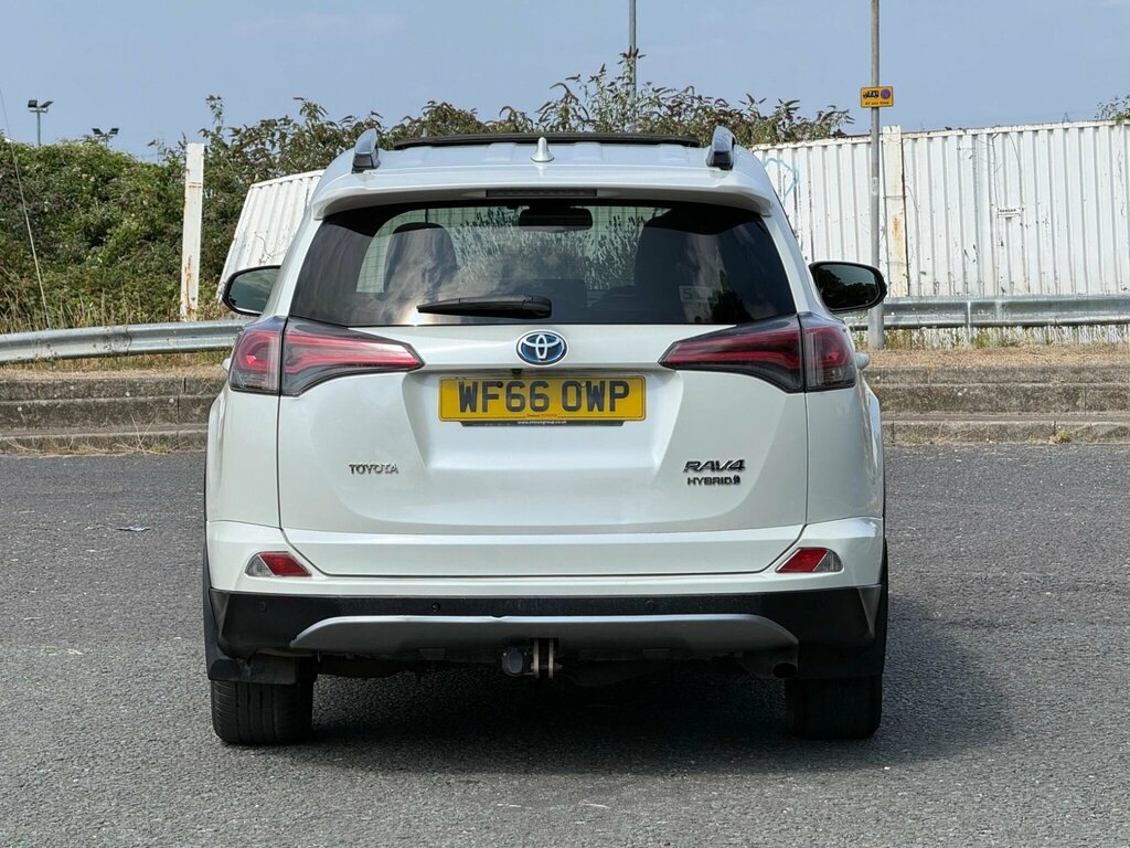 Toyota Rav 4 2.5 Vvt-h Excel Suv Hybrid Cvt 4Wd Euro WF66OWP White #6
