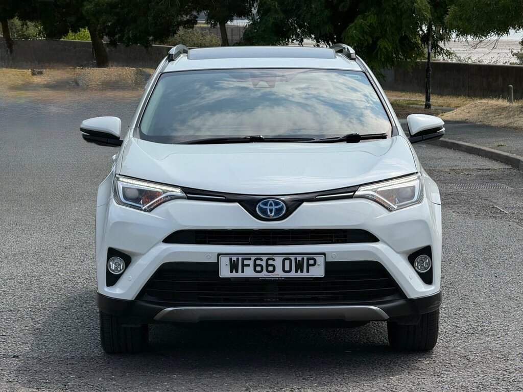 Toyota Rav 4 2.5 Vvt-h Excel Suv Hybrid Cvt 4Wd Euro WF66OWP White #3