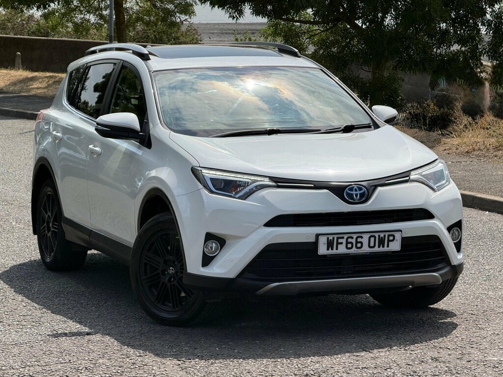 Toyota Rav 4 2.5 Vvt-h Excel Suv Hybrid Cvt 4Wd Euro WF66OWP White #2