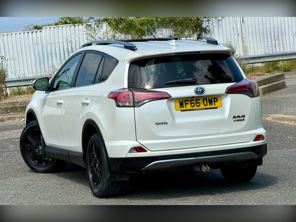 Toyota Rav 4 2.5 Vvt-h Excel Suv Hybrid Cvt 4Wd Euro WF66OWP White #4