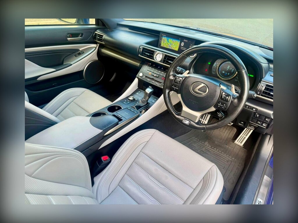 Lexus RC F-sport White #10