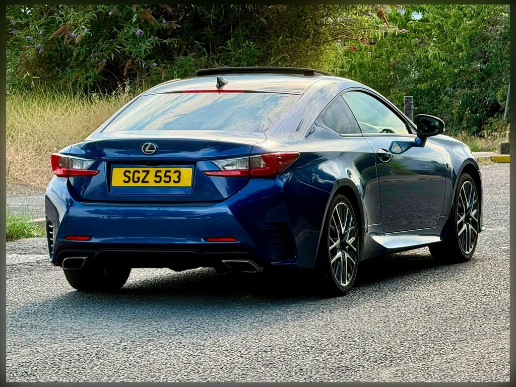 Lexus RC F-sport White #8
