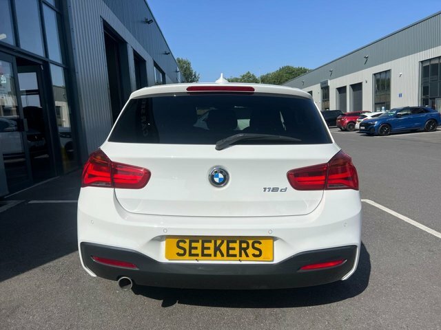 BMW 1 Series 118D M Sport Hatchback White #5