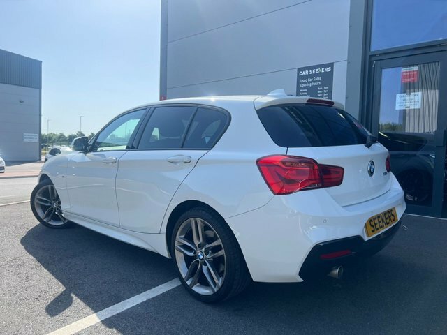 BMW 1 Series 118D M Sport Hatchback White #2