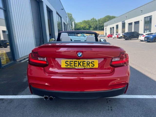 BMW 2 Series 220I M Sport Convertible Red #5