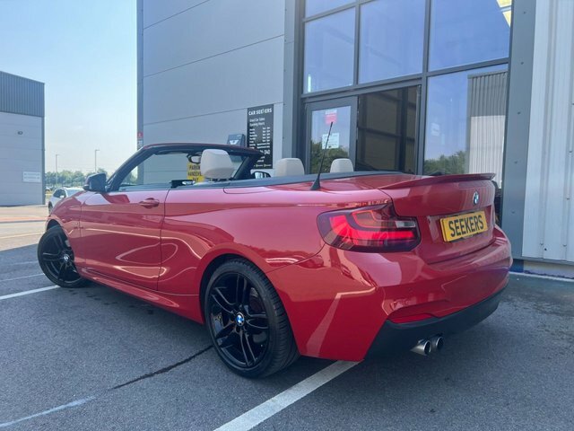 BMW 2 Series 220I M Sport Convertible Red #2