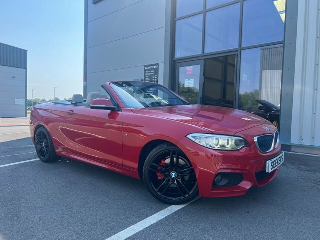 BMW 2 Series 220I M Sport Convertible Red