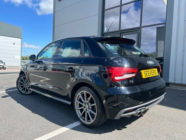 Audi A1 Tfsi S Line Sportback WV68YGC Black #2