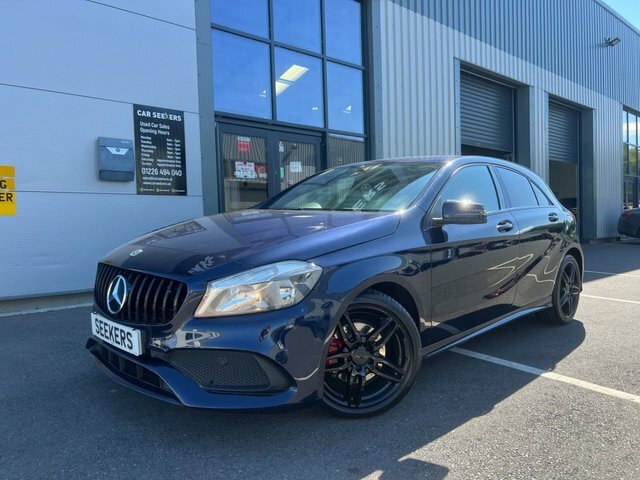 Mercedes-Benz A Class A180d Amg Line Hatchback Blue #3
