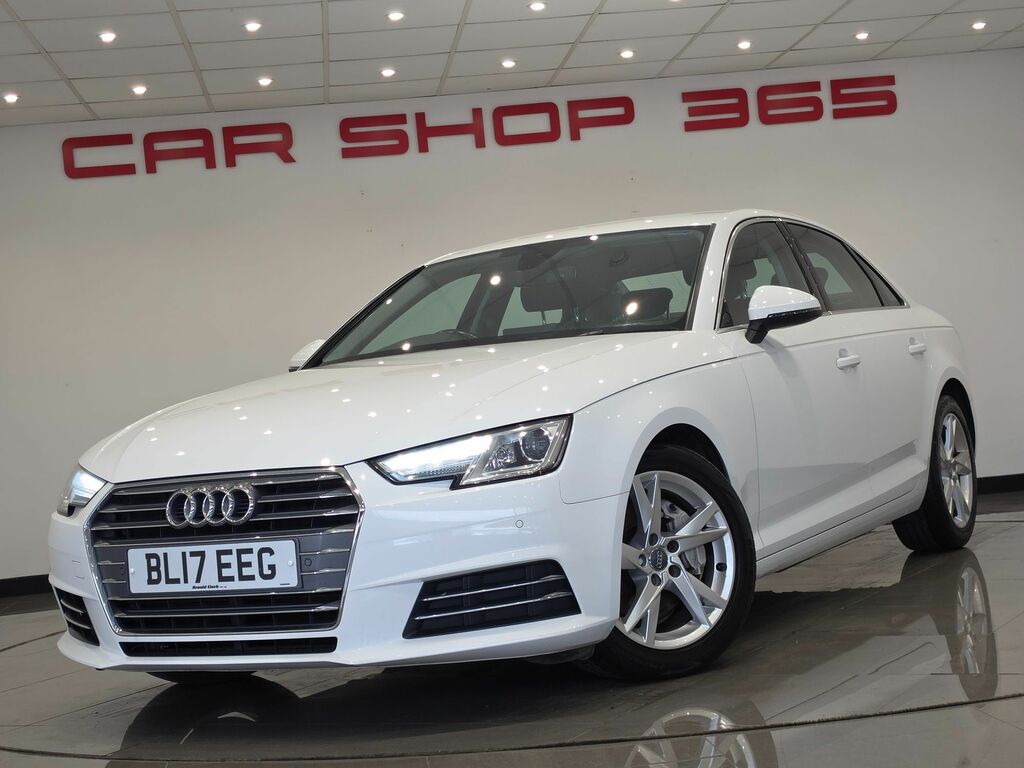 Audi A4 Tdi Ultra Sport Saloon BL17EEG White #2
