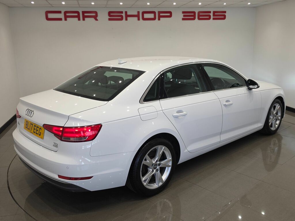 Audi A4 Tdi Ultra Sport Saloon BL17EEG White #4