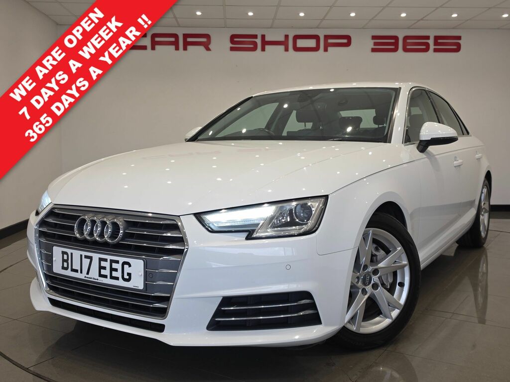 Audi A4 Tdi Ultra Sport Saloon BL17EEG White #3