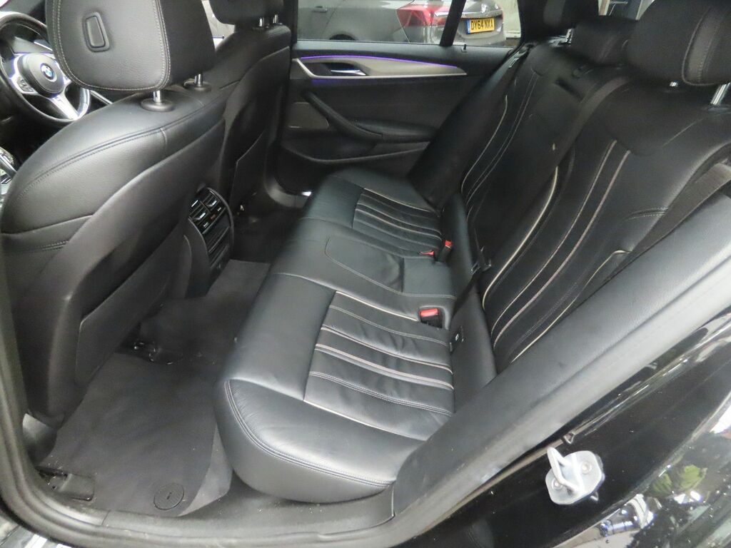 BMW 5 Series 520D M Sport Touring Black #5