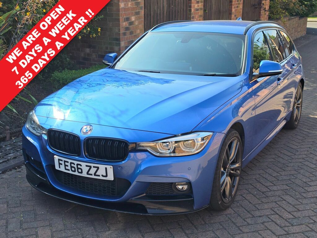 BMW 3 Series 335D M Sport Touring Blue #2