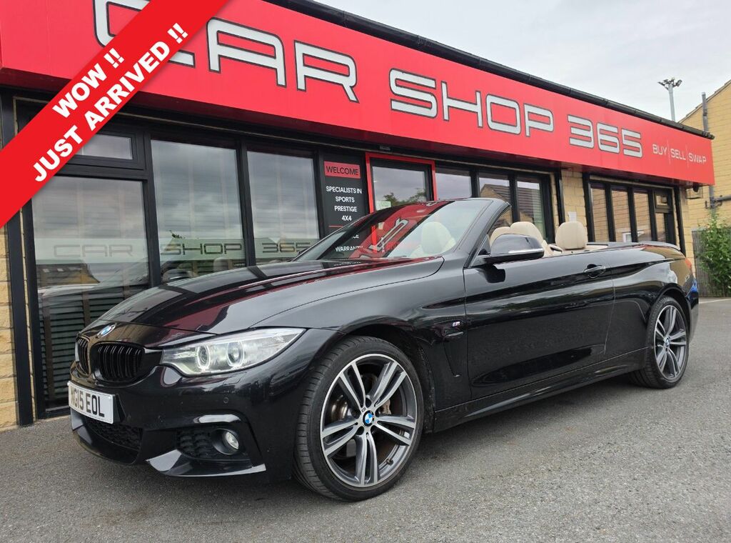 BMW 4 Series 435D M Sport Convertible Black